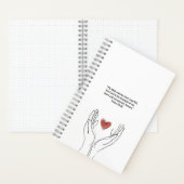 Psalm 73:26 Christian Journal | Scripture Notebook ノートブック (内側)