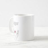 Psalm 73:26 Christian Mug | Encouragement Gift コーヒーマグカップ (正面左)