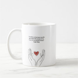 Psalm 73:26 Christian Mug | Encouragement Gift コーヒーマグカップ