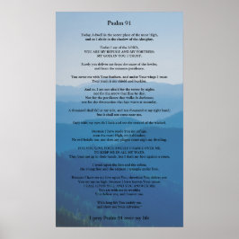 Psalm 91のポスターはパーソナライズされた、 ポスター