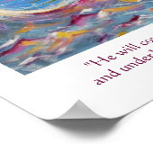 Psalm 91ポスタークリスチャン・アート ポスター (角)