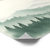 Psalm 91山の垂直プリント：クリスチャン文字 ポスター (角)