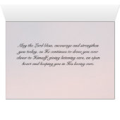 Psalm 91秘密の場所に住む者は、カード (内部横(下))