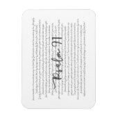 Psalm 91聖なる書物、 経典アートマグネットfor Home or Office マグネット (縦)