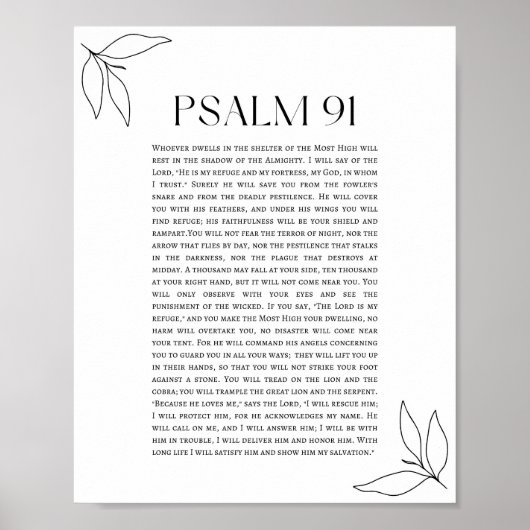Psalm 91  ポスター (正面)