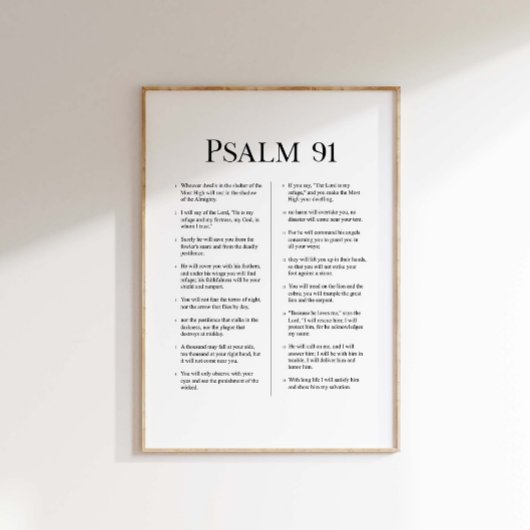 Psalm 91  ポスター