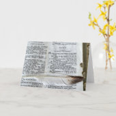 Psalm 91 – 特別な機会カード カード (黄色い花)