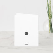 Psalm 91:11キリン第2誕生日カード カード (裏面)