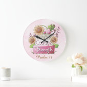 Psalm 91#2丸型（大） ラージ壁時計 (ホーム)