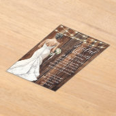 Psalm 91:2 Bridal Shower Invitation アクリル招待状 (レイダウン)