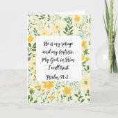 Psalm 91:2 Christian greeting Card カード (正面)