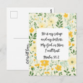 Psalm 91:2 Christian greeting Card ポストカード (正面/裏面)