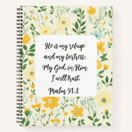 Psalm 91:2 Christian Journal  ノートブック