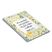 Psalm 91:2 Christian Spiral Photo Notebook ノートブック (右側)