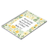 Psalm 91:2 Christian Spiral Photo Notebook ノートブック (左側)