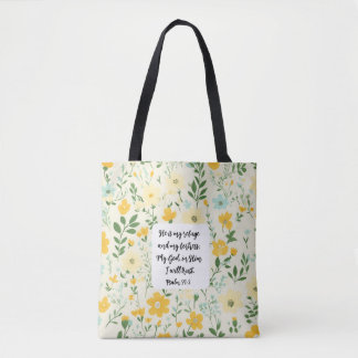 Psalm 91:2 Christian Tote Bag トートバッグ