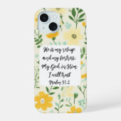 Psalm 91:2 iPhone 15 Case 15ケース (裏面)