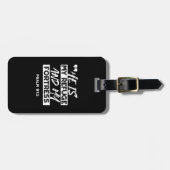 Psalm 91:2 – My Refuge and My Fortress Christian ラゲッジタグ (正面横)