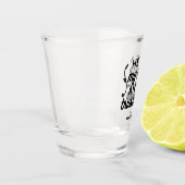 Psalm 91:2 – Trust in God Christian Bible Verse ショットグラス (左)