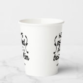 Psalm 91:2 – Trust in God Christian Bible Verse 紙コップ (左)