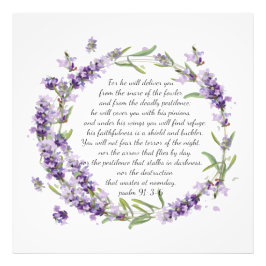 Psalm 91:3-6フォトプリント フォトプリント