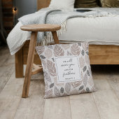 Psalm 91:4 Custom Prayer Keepsake Gift Modern クッション