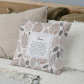 Psalm 91:4 Custom Prayer Keepsake Gift Modern クッション