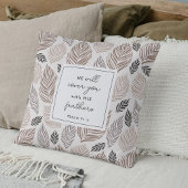 Psalm 91:4 Custom Prayer Keepsake Gift Modern クッション