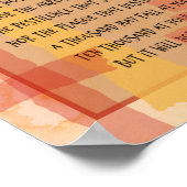 PSALM 91:5-7聖なる書物、 経典 ポスター (角)