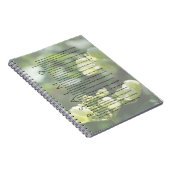 Psalm 91 Christian Art かわいらし Journalフローラ ノートブック (右側)