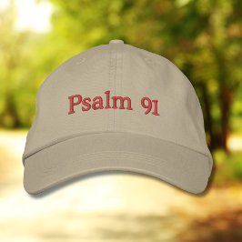 Psalm 91 Classic Embroidered Hat 刺繍入りキャップ