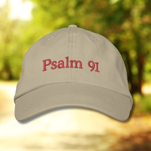 Psalm 91 Classic Embroidered Hat 刺繍入りキャップ