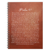 Psalm 91 for Protection ノートブック (正面)
