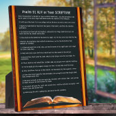 Psalm 91 gifts or Your Favorite Scripture Plaque, フォトプラーク