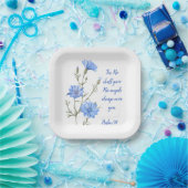 Psalm 91 He Shall Give His Angels Inspirational  ペーパープレート (パーティー)