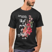 PSALM 91 JESUS LOVE And PROTECTION Religious Chris Tシャツ (正面)