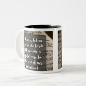Psalm 95:1 Mug ツートーンマグカップ (正面左)