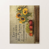 Psalm 95:2 Into His Presence with Thanksgiving ジグソーパズル (縦)