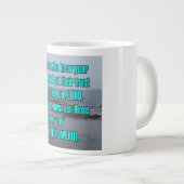 Psalm 9:10 WEBU Mug ジャンボコーヒーマグカップ (正面右)