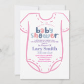 Psalm 9:2 Girl Baby Shower Invitation 招待状 (正面)