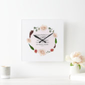 Psalm 9, Will Toll Your Undef Dietsフローラ スクエア壁時計 (ホーム)