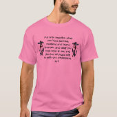 Psalm Philippians biblical quote Tシャツ (正面)