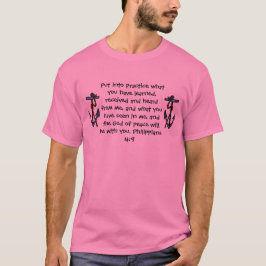 Psalm Philippians biblical quote Tシャツ