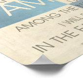 Psalm Scripture Collage II ポスター (角)