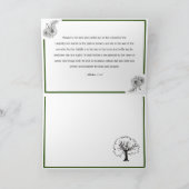 Psalms聖なる書物、 経典挨拶 カード (内部)