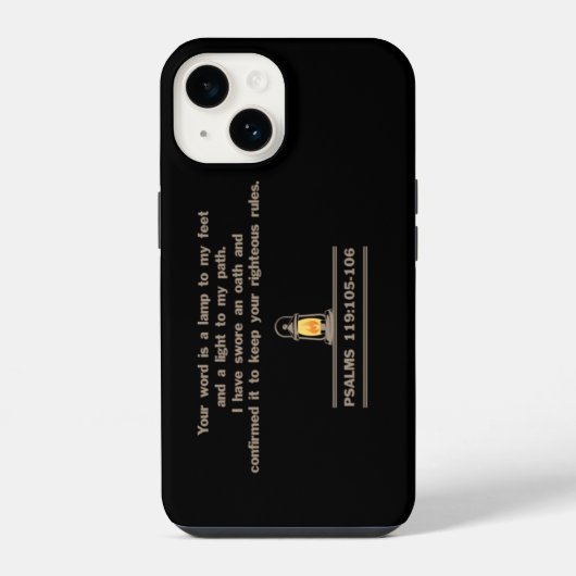 Psalms電話ケース iPhoneケース (裏面)