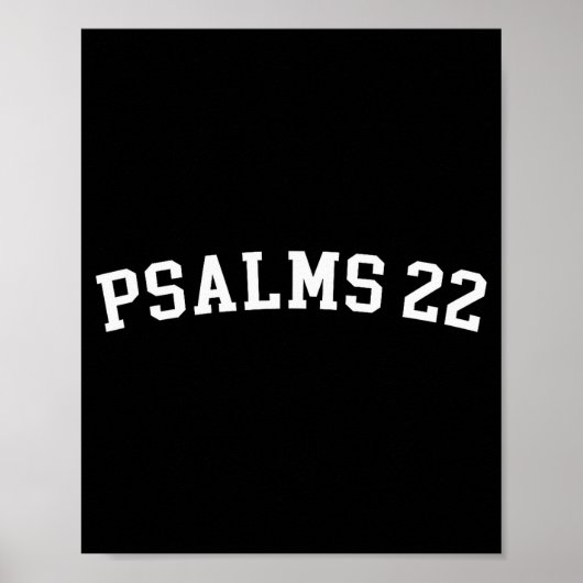 Psalms 22  ポスター (正面)