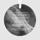 Psalms 23: 1-6 オーナメント (裏面)