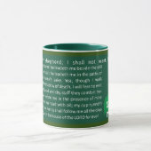 Psalms 23 (Eng) Coffee Mug マグカップ (中央)