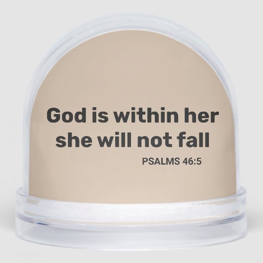 Psalms 46:5 God is within her bible verse (正面)